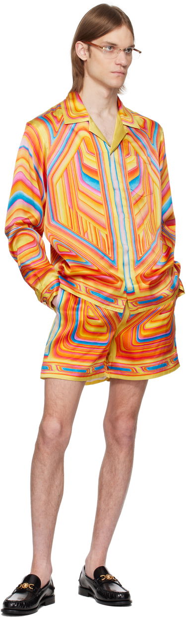 Šortky Casablanca Casablanca Low Rider Silk Shorts Rôznofarebný | MS25-TR-012-01, 3
