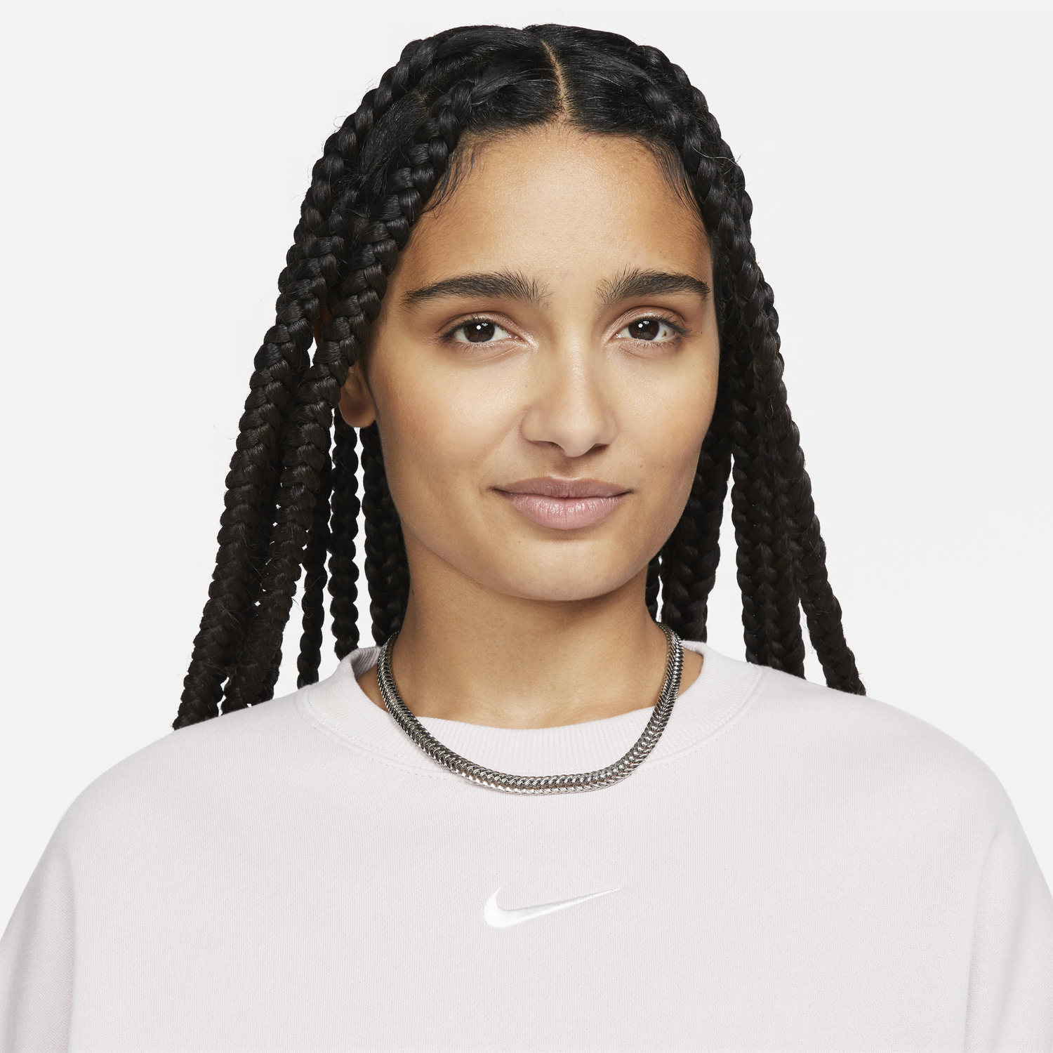 Mikina Nike Sportswear Phoenix Fleece Biela | DQ5761-019, 1