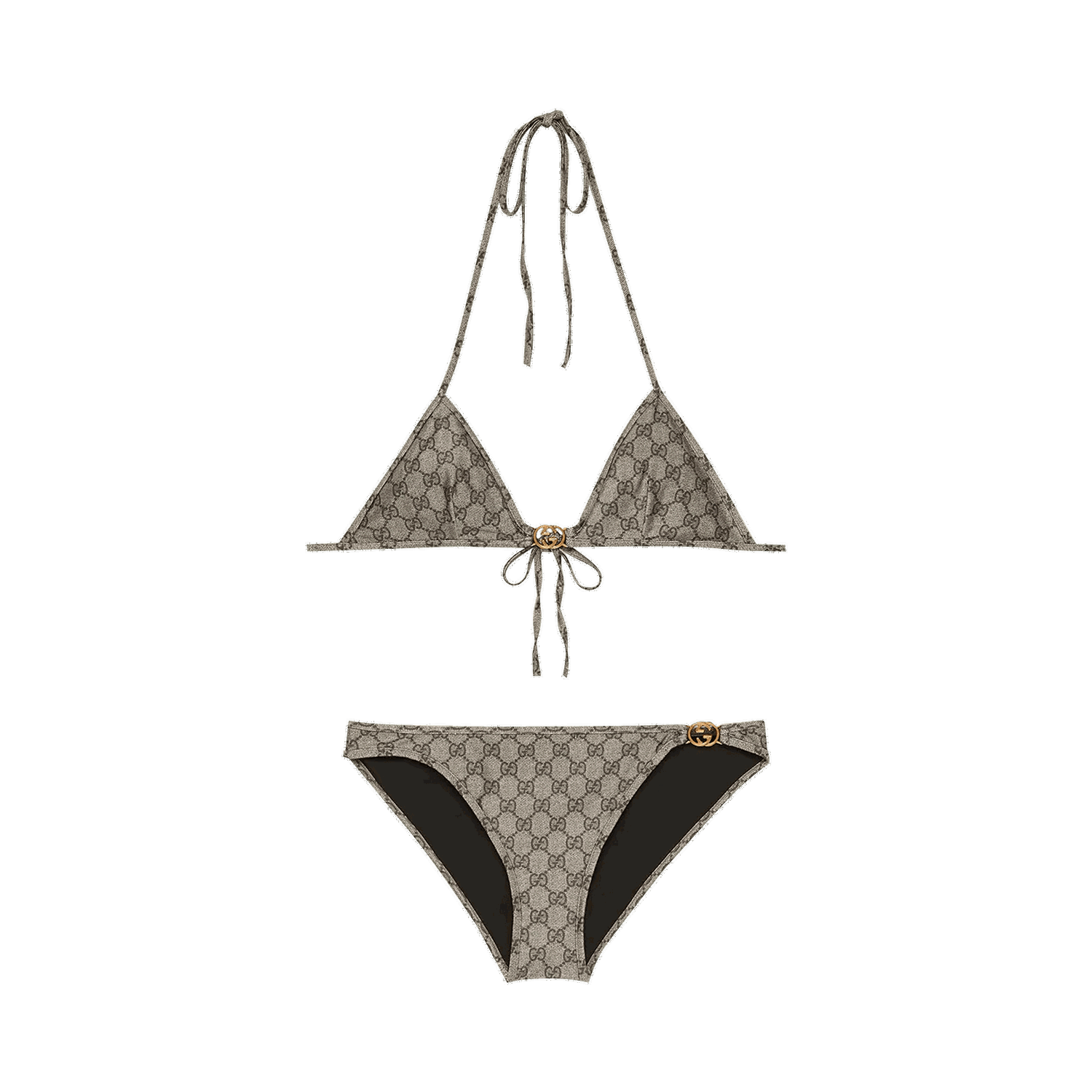 Plavky Gucci Gg Stretch Jersey Bikini Šedá | 688999 XHAFL 9742, 0