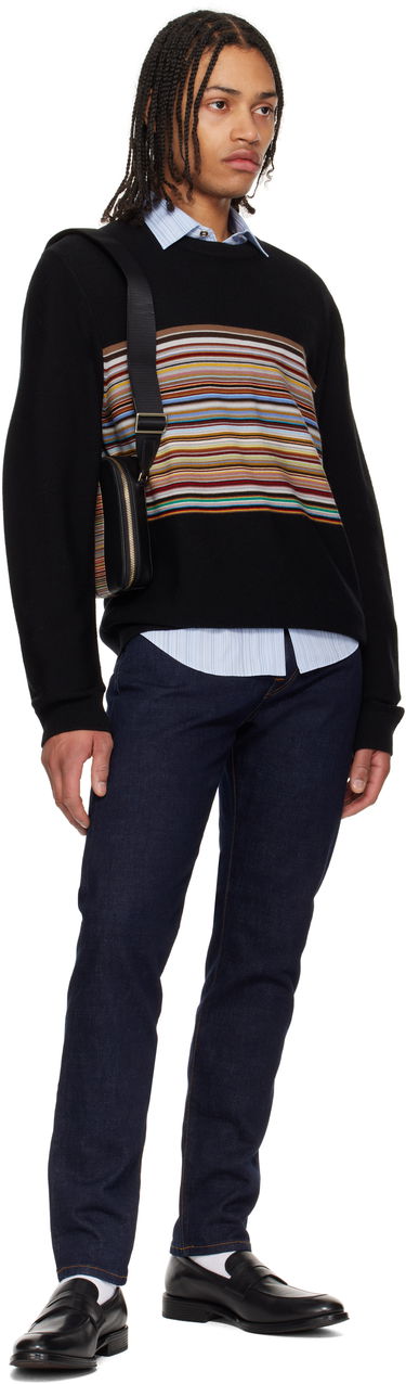 Taška cez rameno Paul Smith Paul Smith Signature Stripe Trim Flight Pouch Čierna | M1A-8041-CMULTI-79, 3