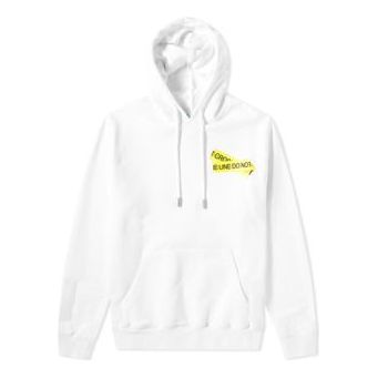 Mikina Off-White Loose Hoodie with Print Biela | OMBB029S180030240160, 0