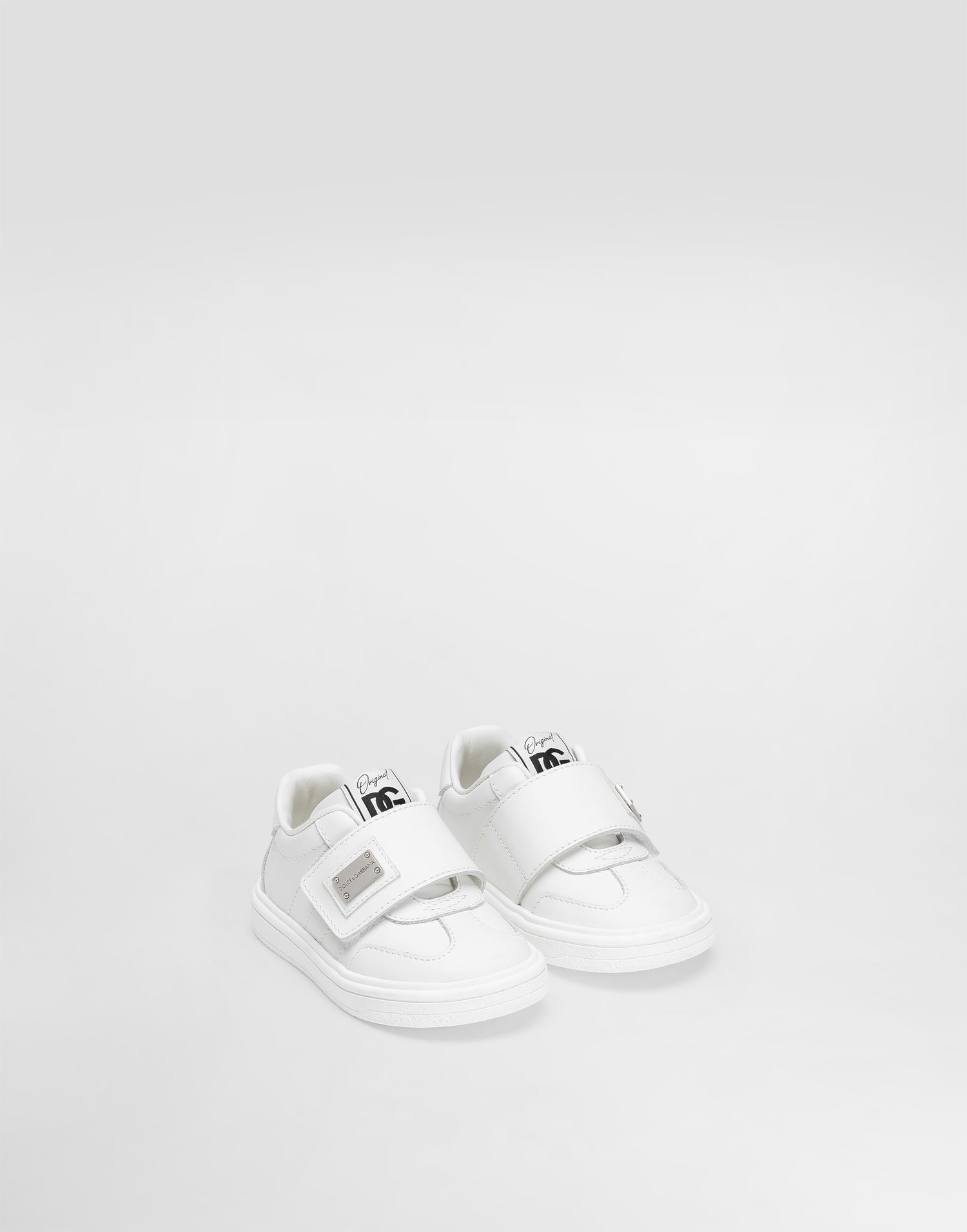 Doplnky Dolce & Gabbana Dolce & Gabbana Calfskin First Steps (19-26) Biela | DN0228A104880001, 1