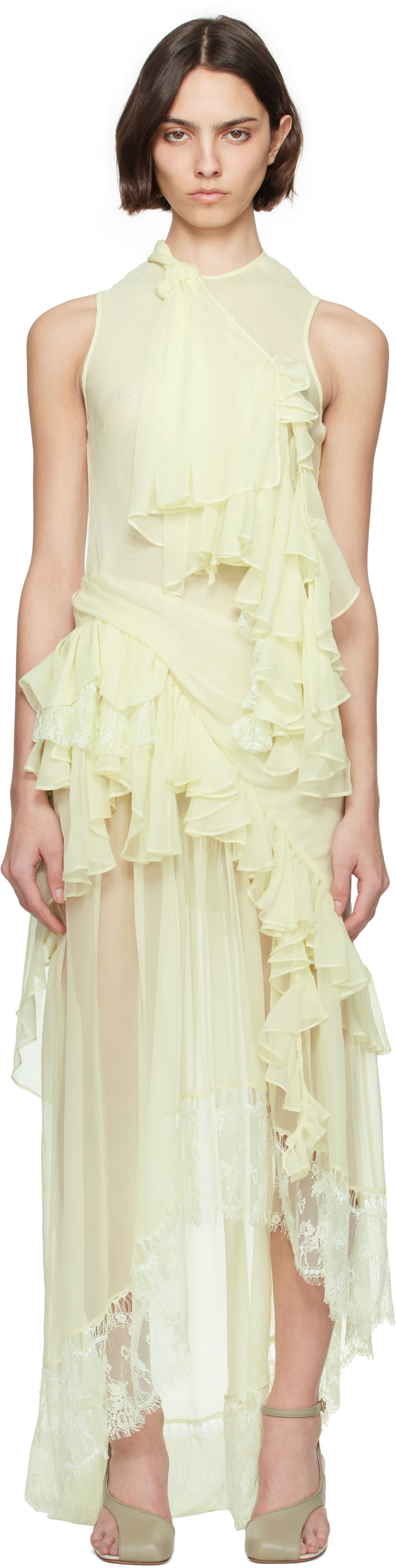 Šaty Collina Strada Collina Strada Angelica Maxi Dress Žltá | XX4039, 0
