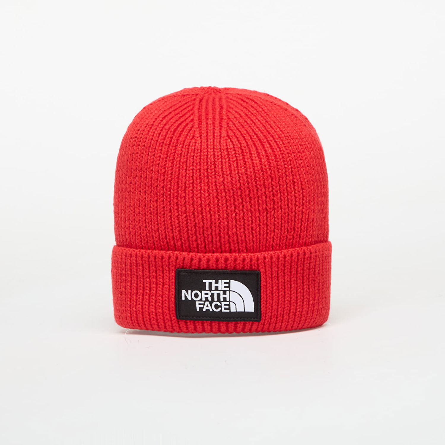 Kulicha The North Face Logo Box Cuffed Beanie Červená | NF0A8CHE6821, 0