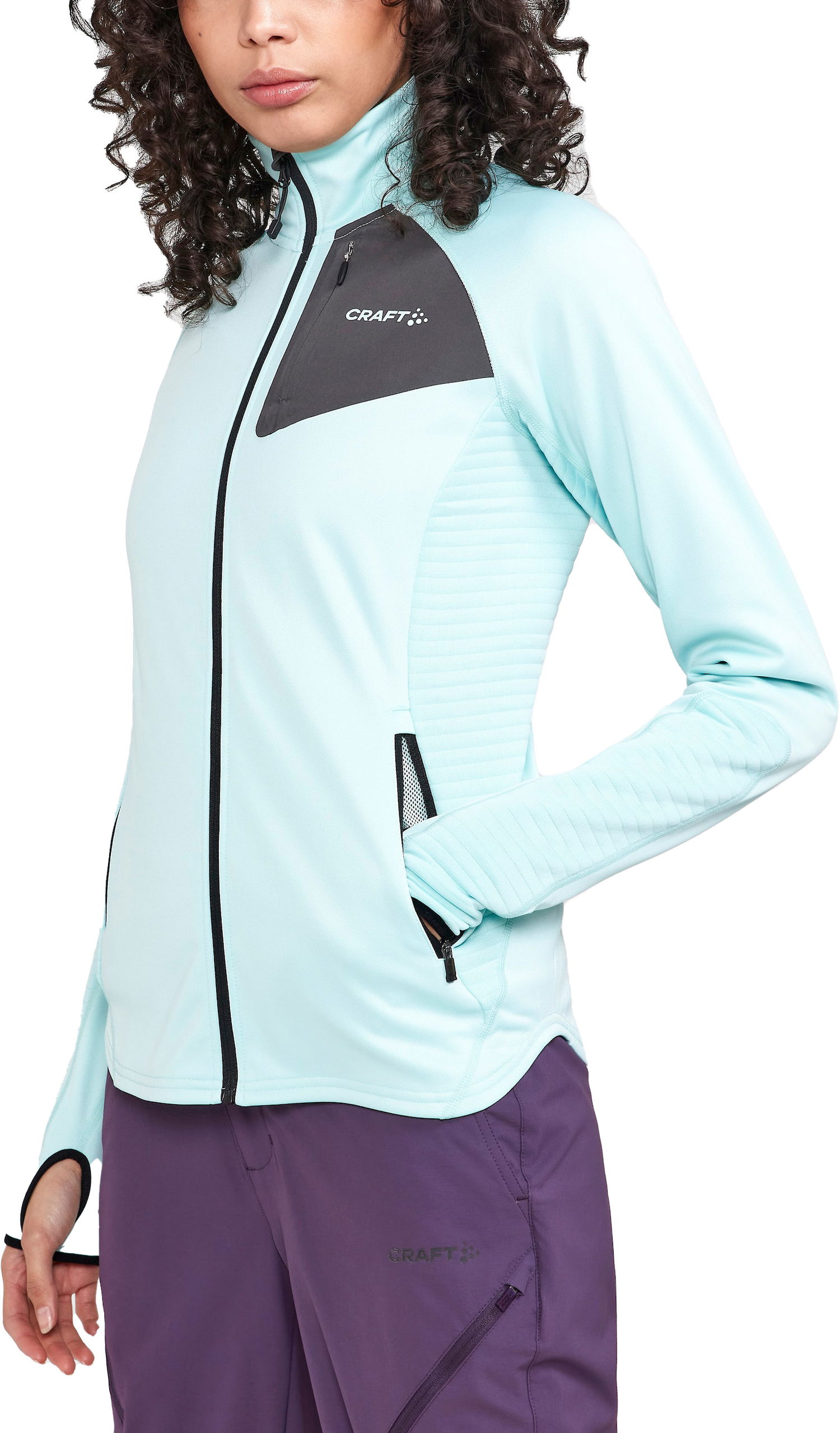 Bunda Craft Hoodie Fleece Jacket Tyrkysová | 1911664-326000, 0