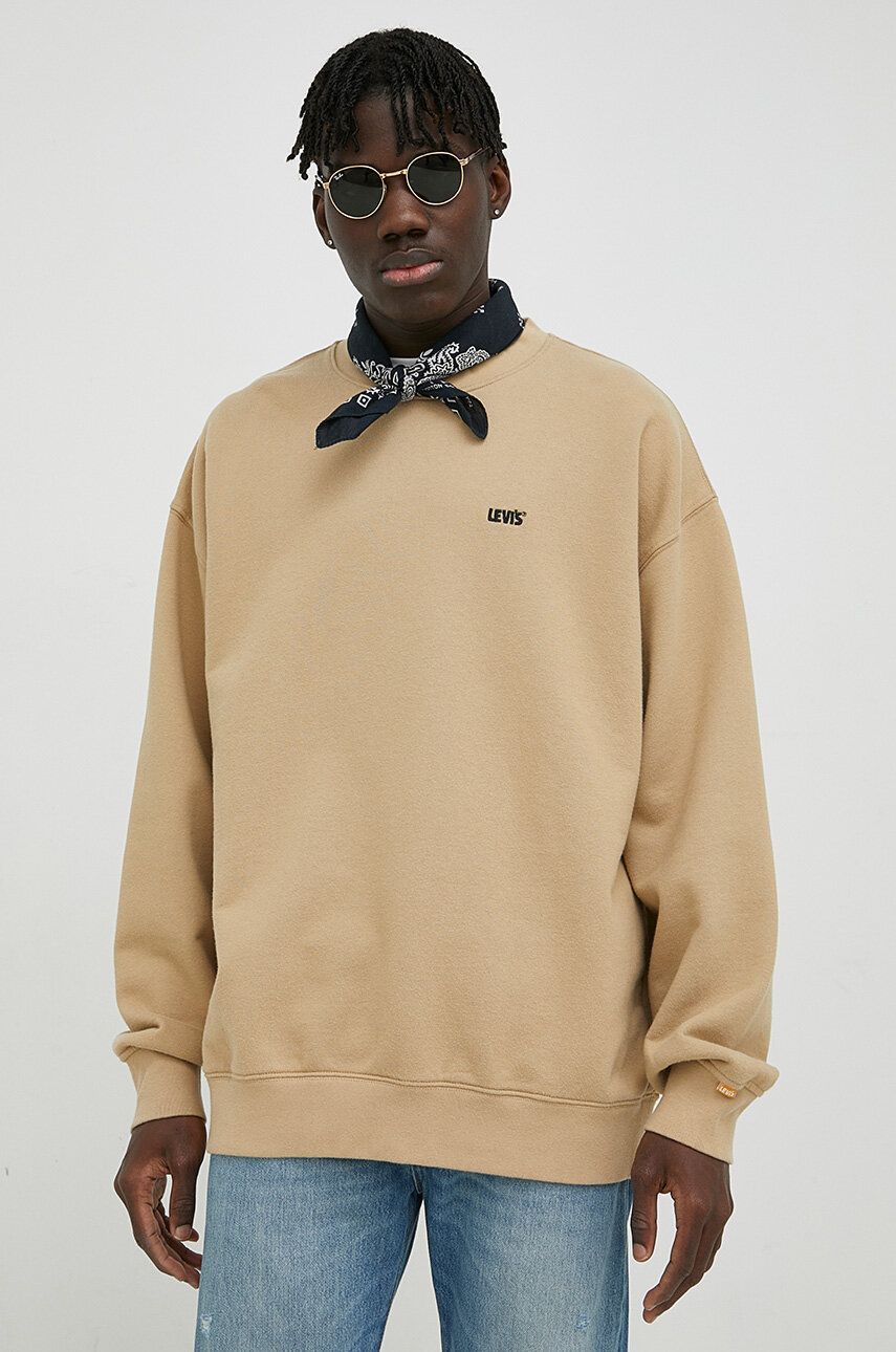 Mikina Levi's Gold Tab x Crewneck Sweatshirt Béžová | A3770.0012, 0