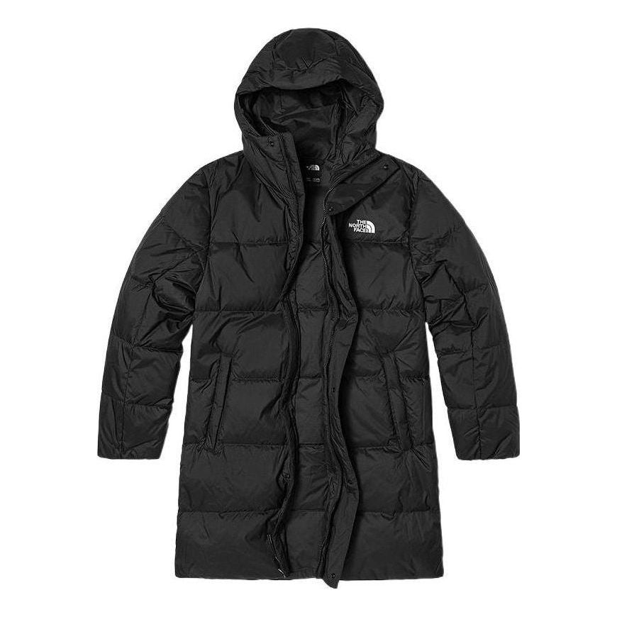 Prešívaná bunda The North Face Logo-Print Long Puffer Coat Čierna | NF0A7W7K-JK3, 0