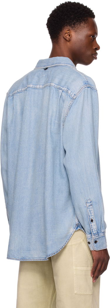 Košeľa rag & bone Rag & Bone Finch Denim Shirt Modrá | MED25PA016FWSU, 2
