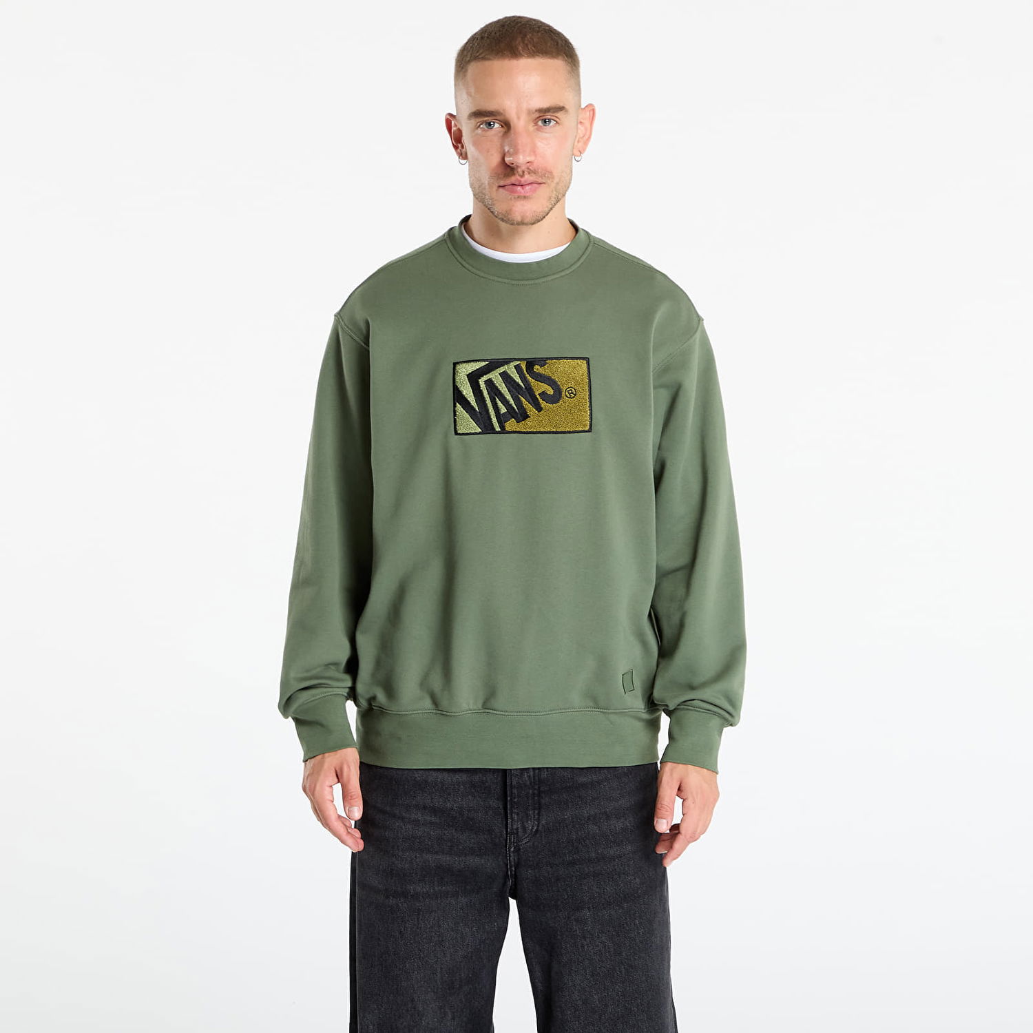 Mikina Vans Vans Original Standards Sweatshirt Zelené | VN000P8CEN61, 0
