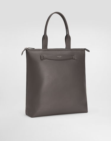Tote bag Dolce & Gabbana Dolce & Gabbana Nappa Leather Shopper Šedá | BM2415AF98480730, 2