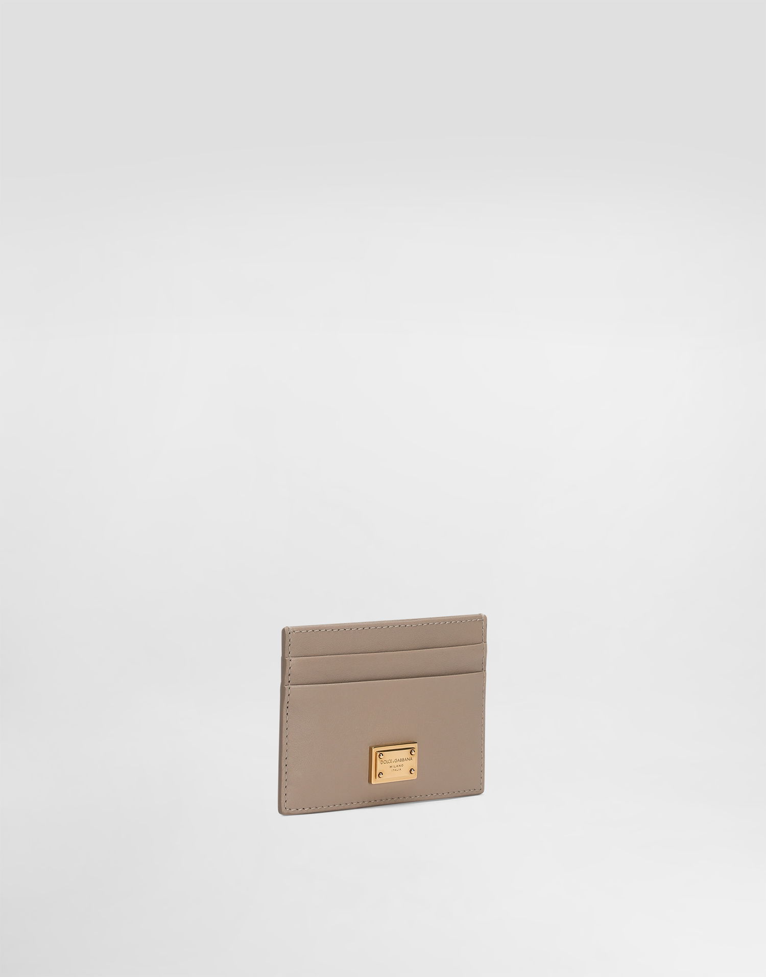 Peňaženka Dolce & Gabbana Dolce & Gabbana Plongé Calfskin Card Holder Béžová | BI0330A9S258I399, 1