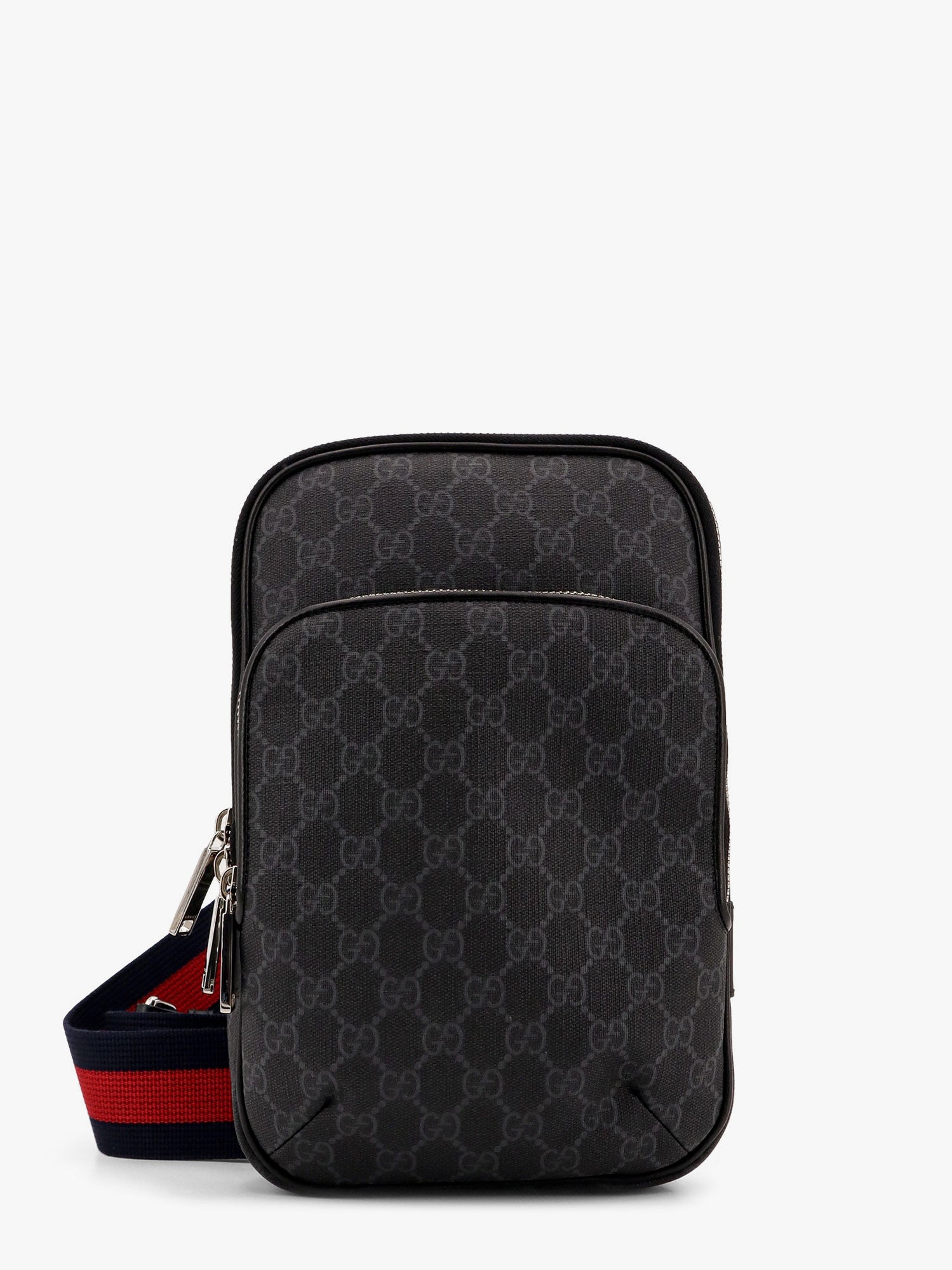 Ľadvinka Gucci Gucci GG Supreme Messenger Bag Čierna | 822073FADJM1043, 0