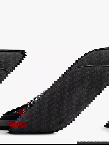 Ľadvinka Gucci Gucci GG Supreme Messenger Bag Čierna | 822073FADJM1043, 0