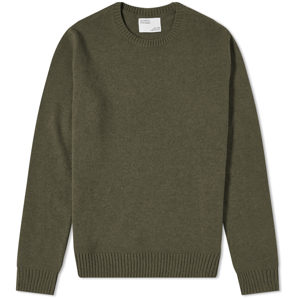 Sveter Colorful Standard Merino Wool Crew Knit Zelené | CS5083-DOL, 0