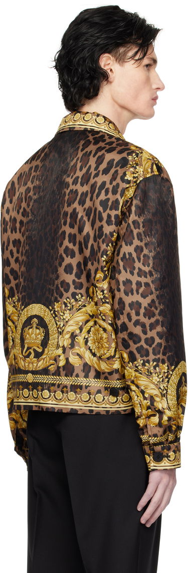 Bunda Versace Wild Barocco Print Blouson Jacket Čierna | 1016717_1A12366, 2