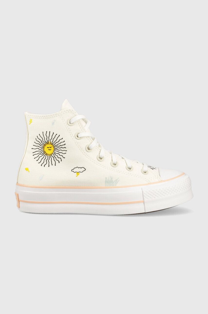 Tenisky a topánky Converse Chuck Taylor All Star Lift HI Biela | A03516C, 0