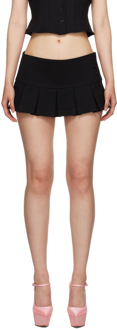 Sukňa GUIZIO Guizio Pleated Miniskirt Čierna | H23304W030, 0