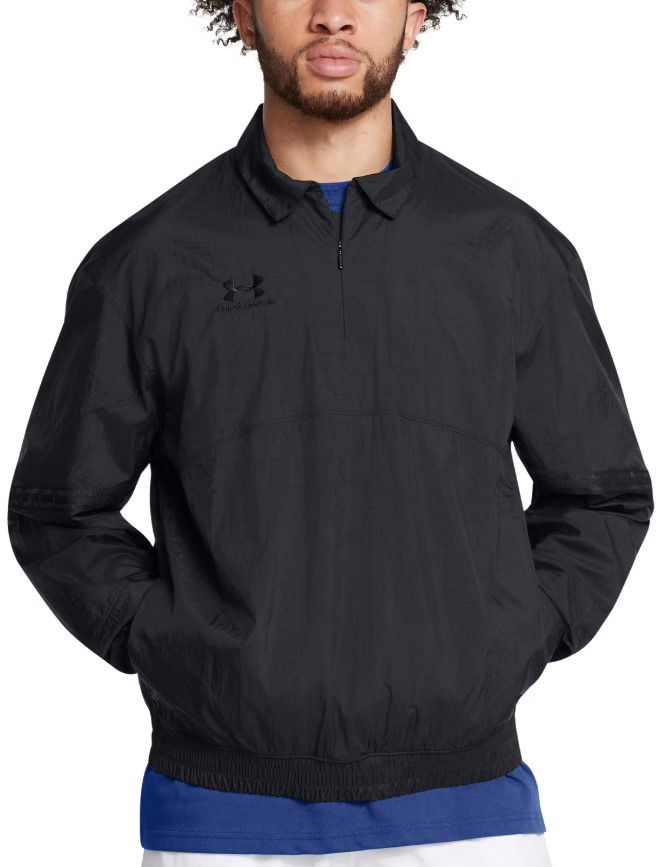 Vetrovka Under Armour 96 Terrace Drill Top Čierna | 1387923-001, 0