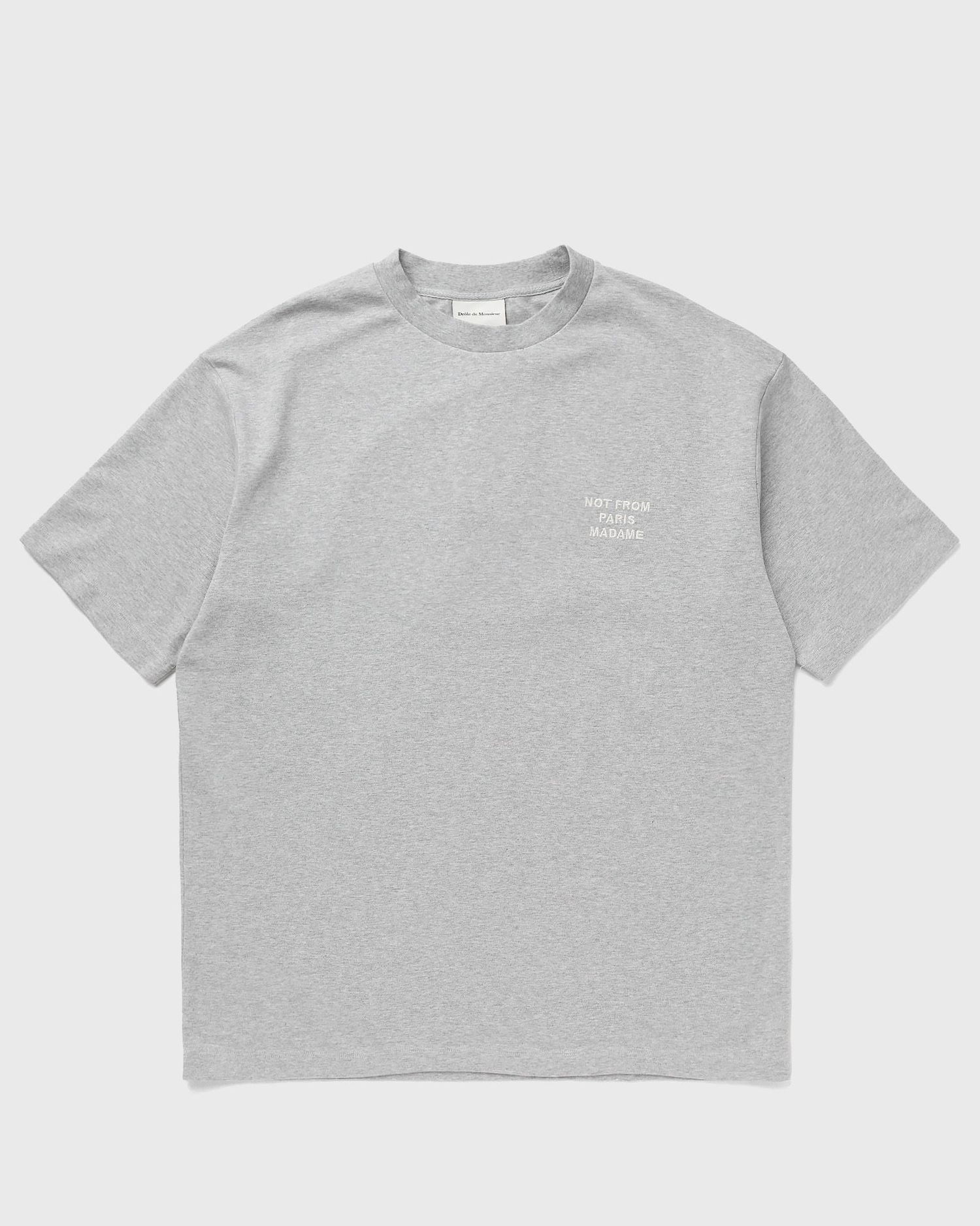 Tričko Drôle de Monsieur Le Tee Slogan Šedá | C-TS175-CO002-GY, 0