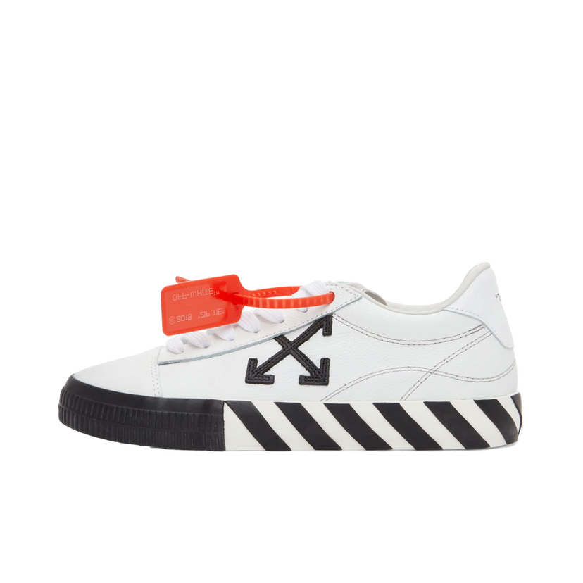 Tenisky a topánky Off-White Leather Vulcanized Low Sneakers Biela | OWIA178R21LEA0020110
