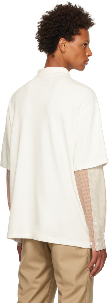Polo tričko Feng Chen Wang Feng Chen Wang Paneled Polo Biela | FMF14PL01, 2