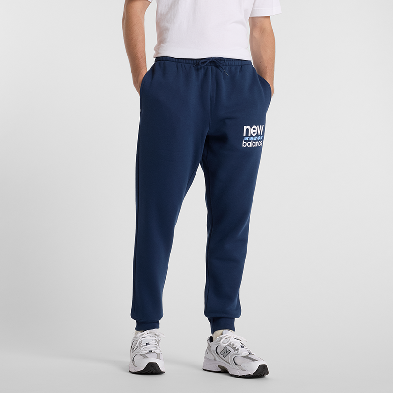Tepláky New Balance Men's Fleece Joggers Navy | NBMP51940NNY, 0