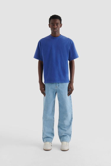 Tričko AXEL ARIGATO Typo Embroidered T-Shirt Modrá | A0787005, 4