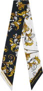 Versace Jeans Couture Barocco Print Silk Twill Scarf