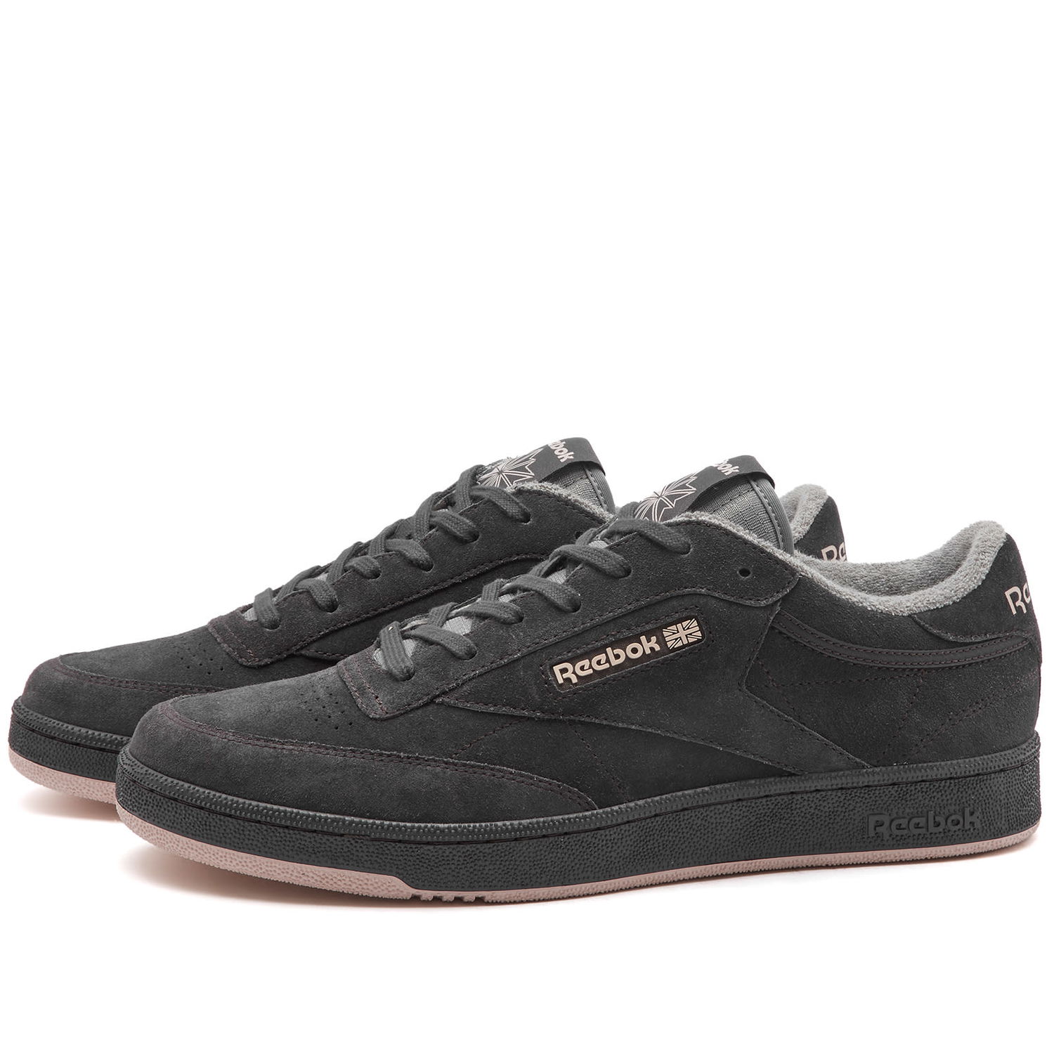 Tenisky a topánky Reebok Men's Club C Black/Light Pink Čierna | RMIA011C99LEA0021030, 0