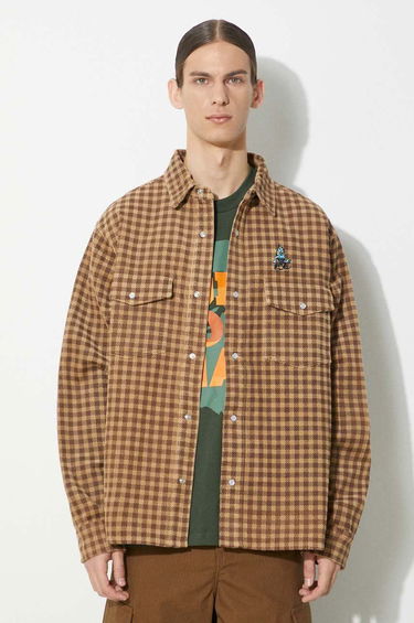 Košeľa BBC IceCream ICECREAM Corduroy Check Shirt Jacket Hnedá | IC24119, 0