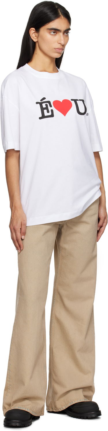 Tričko Études Études 'ÉLU' Relax T-Shirt Biela | H24MMTSH138-00, 3