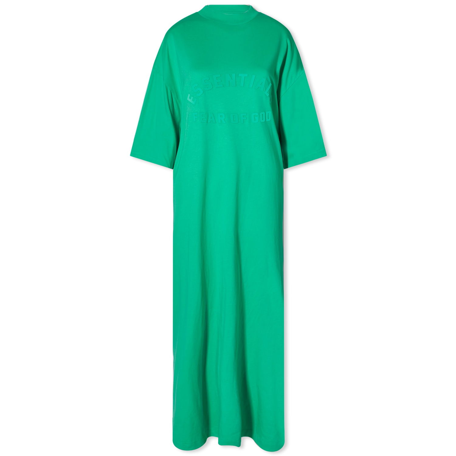 Šaty Fear of God ESSENTIALS 3/4 Sleeve Dress Zelené | 125SP245502FW, 0