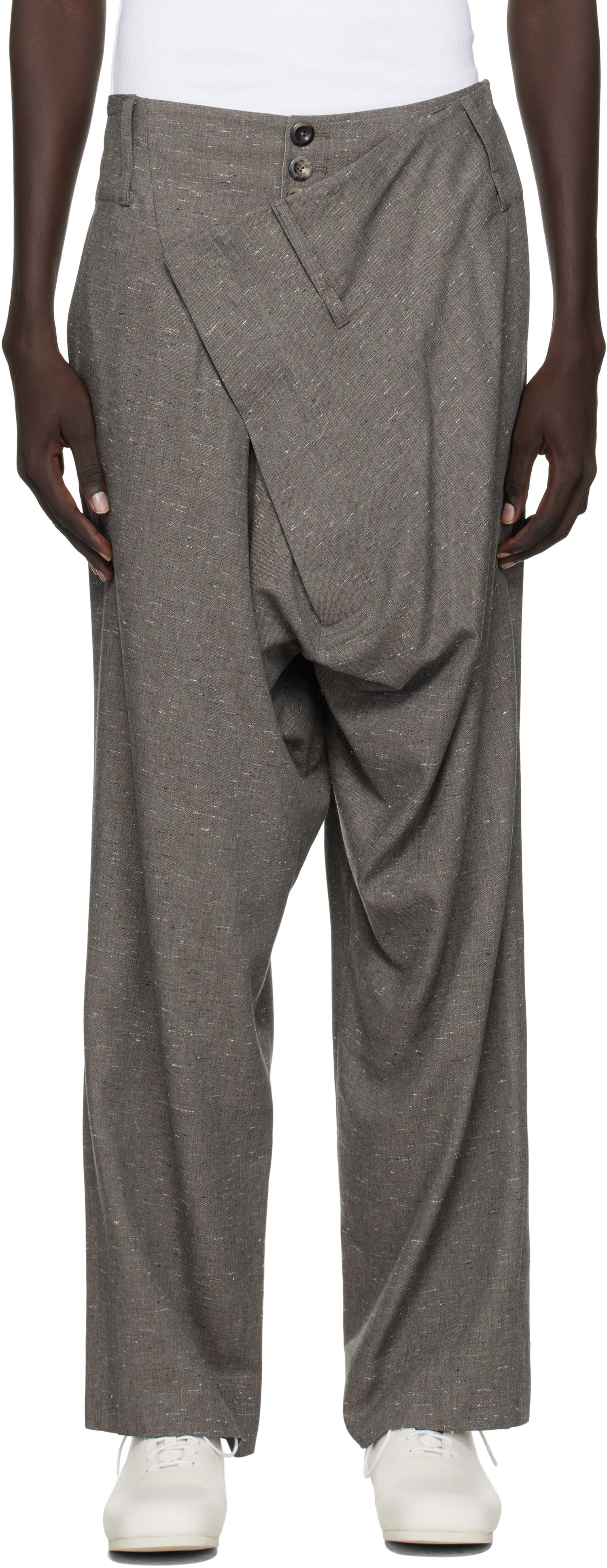 Nohavice Vivienne Westwood Vivienne Westwood Inferno Trousers Šedá | 2F01001P-W017Q-, 0