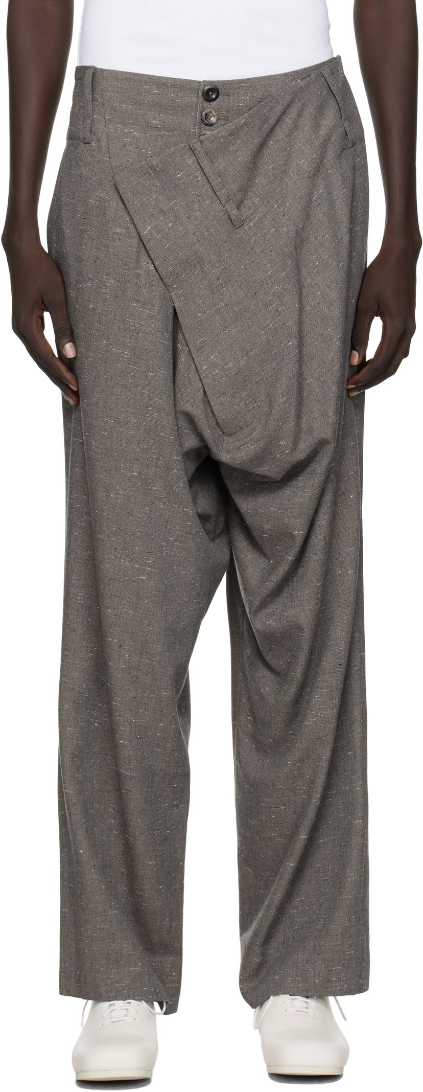 Nohavice Vivienne Westwood Vivienne Westwood Inferno Trousers Šedá | 2F01001P-W017Q-