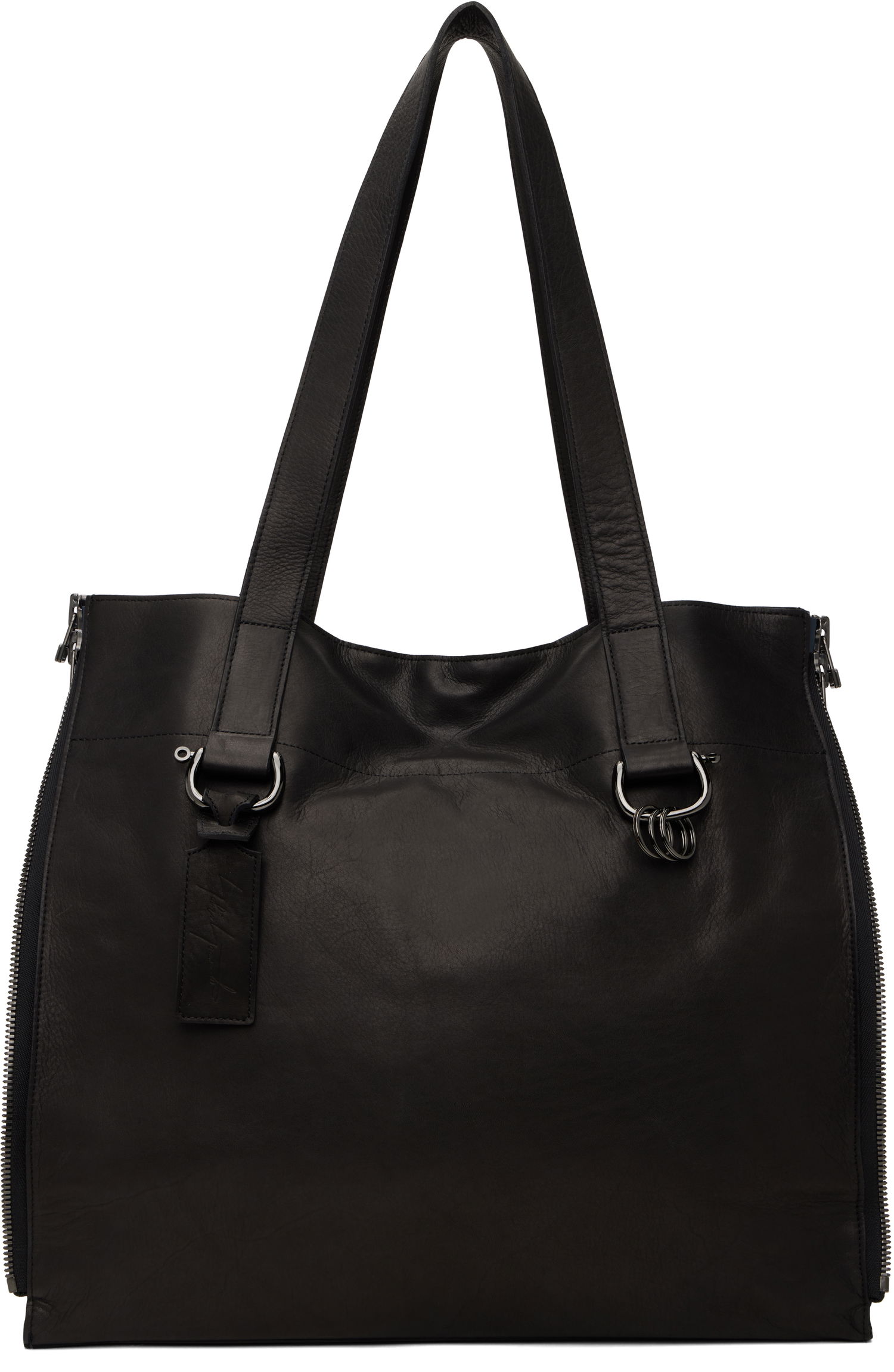 Tote bag Yohji Yamamoto Zipper Tote Bag Čierna | DA-I81-796, 0