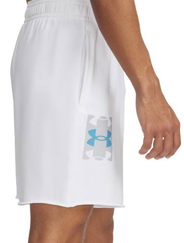 Šortky Under Armour Rival Terry Logo 8in Shorts Biela | 1390147-100, 1