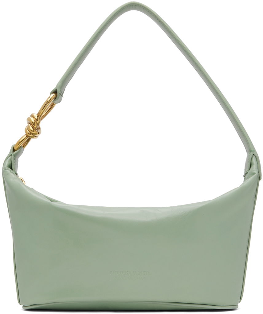 Taška cez rameno Bottega Veneta Knot Shoulder Bag Zelené | 730964 VA9A7, 0