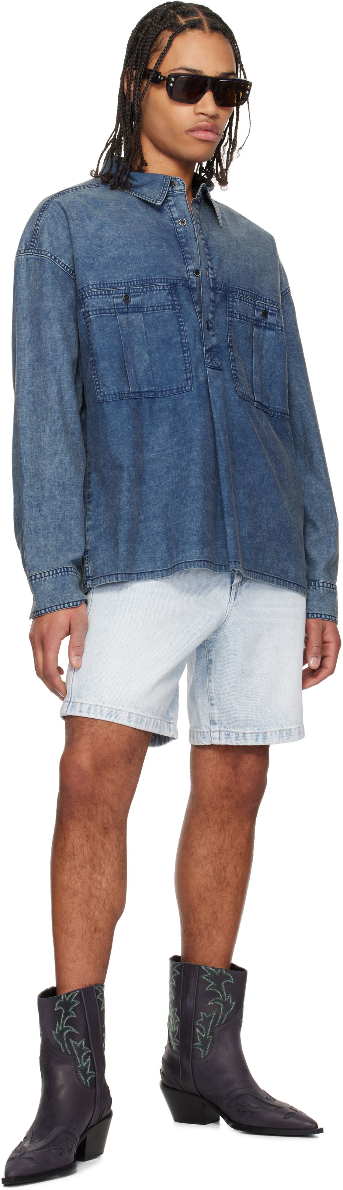 Isabel Marant Vittore Denim Overshirt