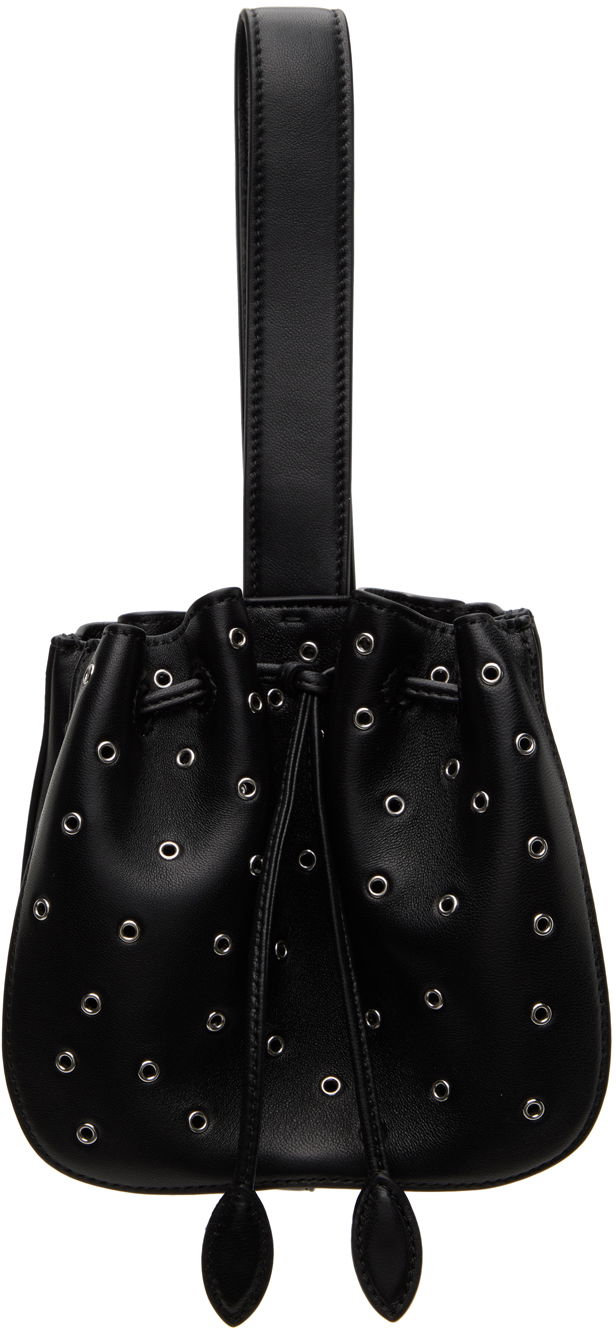 Kabelka Alaïa Eyelet Detail Wristlet Leather Bag Čierna | AA1S01216CA139, 0