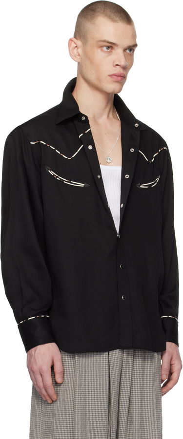 Košeľa WACKO MARIA WACKO MARIA Western Shirt Čierna | 24FW-WMS-WS01, 1