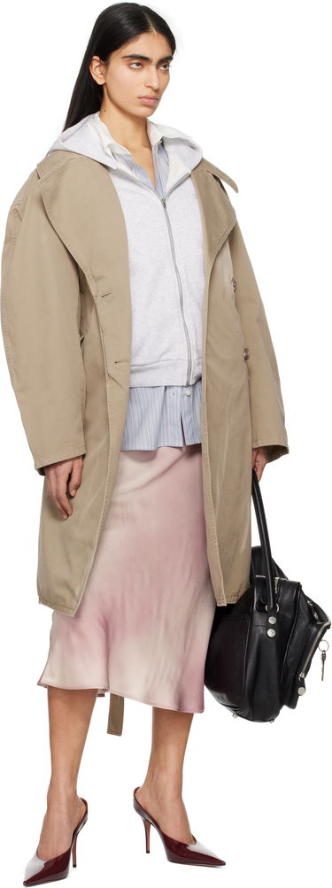 Trenčkot Acne Studios Acne Studios Belted Trench Coat Béžová | A90630-, 4