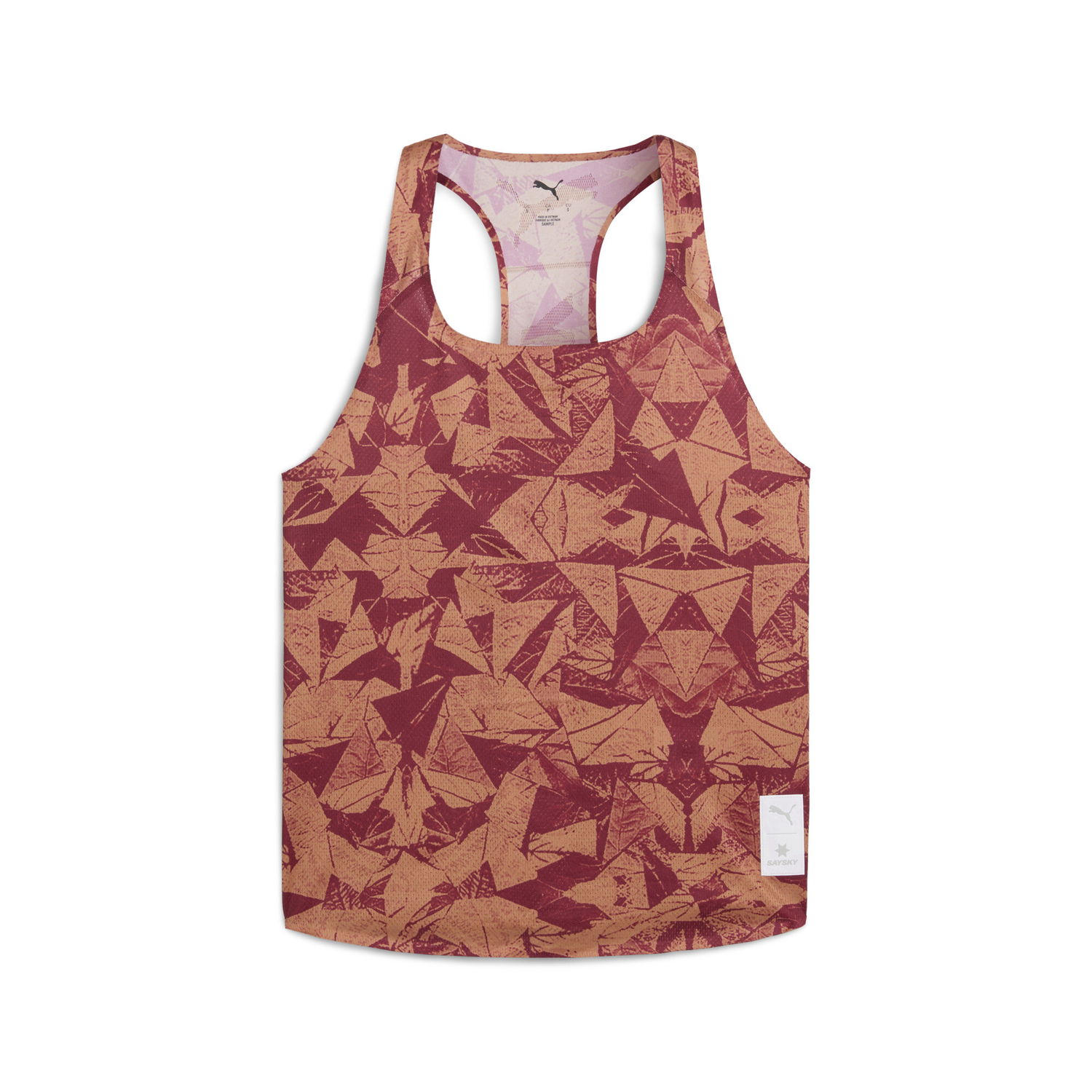 Tielko Puma PUMA x SAYSKY Geometric Print Sleeveless Tank Top Rôznofarebný | 527610_90, 0