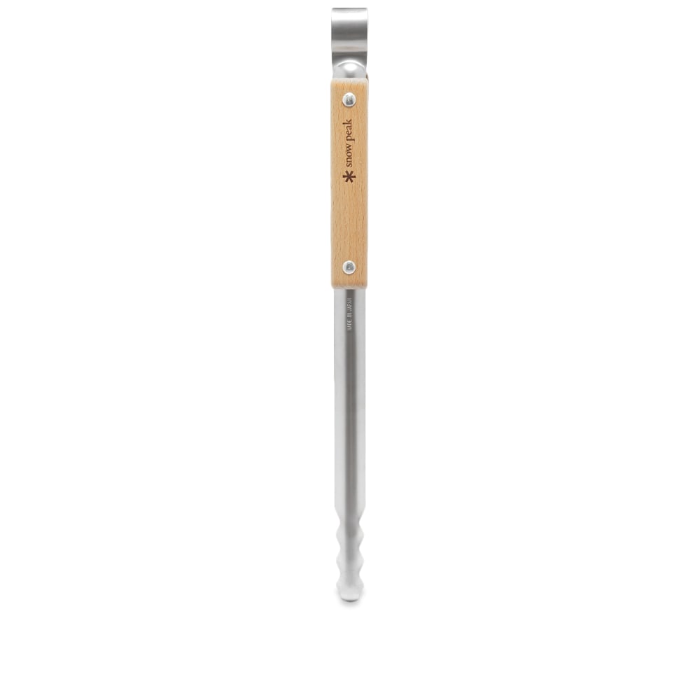 Gadget Snow Peak Stainless Steel Fire Tongs With Wooden Handle Metalická | N-020, 0