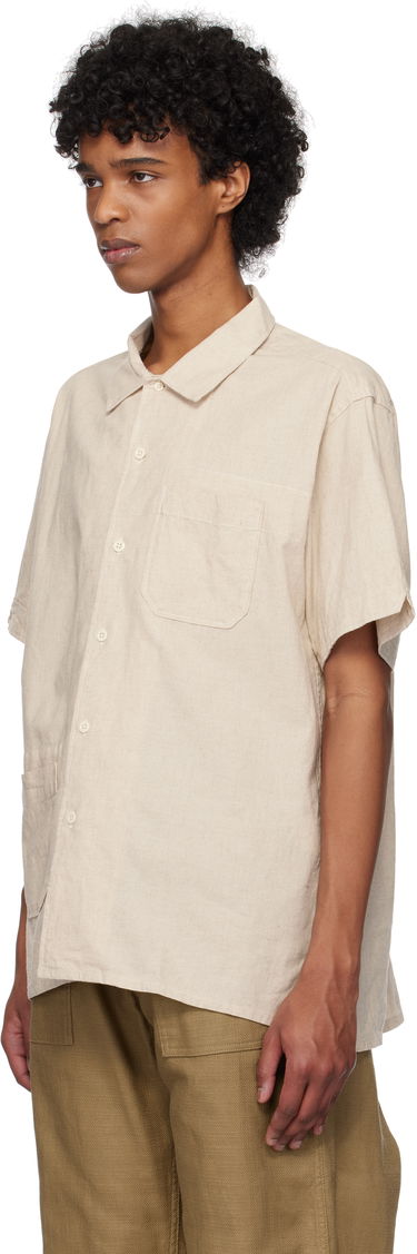 Košeľa Engineered Garments Engineered Garments Camp Shirt Béžová | 25S1A004, 3