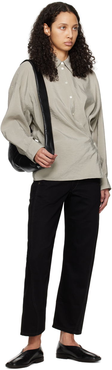 Košeľa LEMAIRE Twisted Button-Up Shirt Zelené | SH1032 LF208, 3