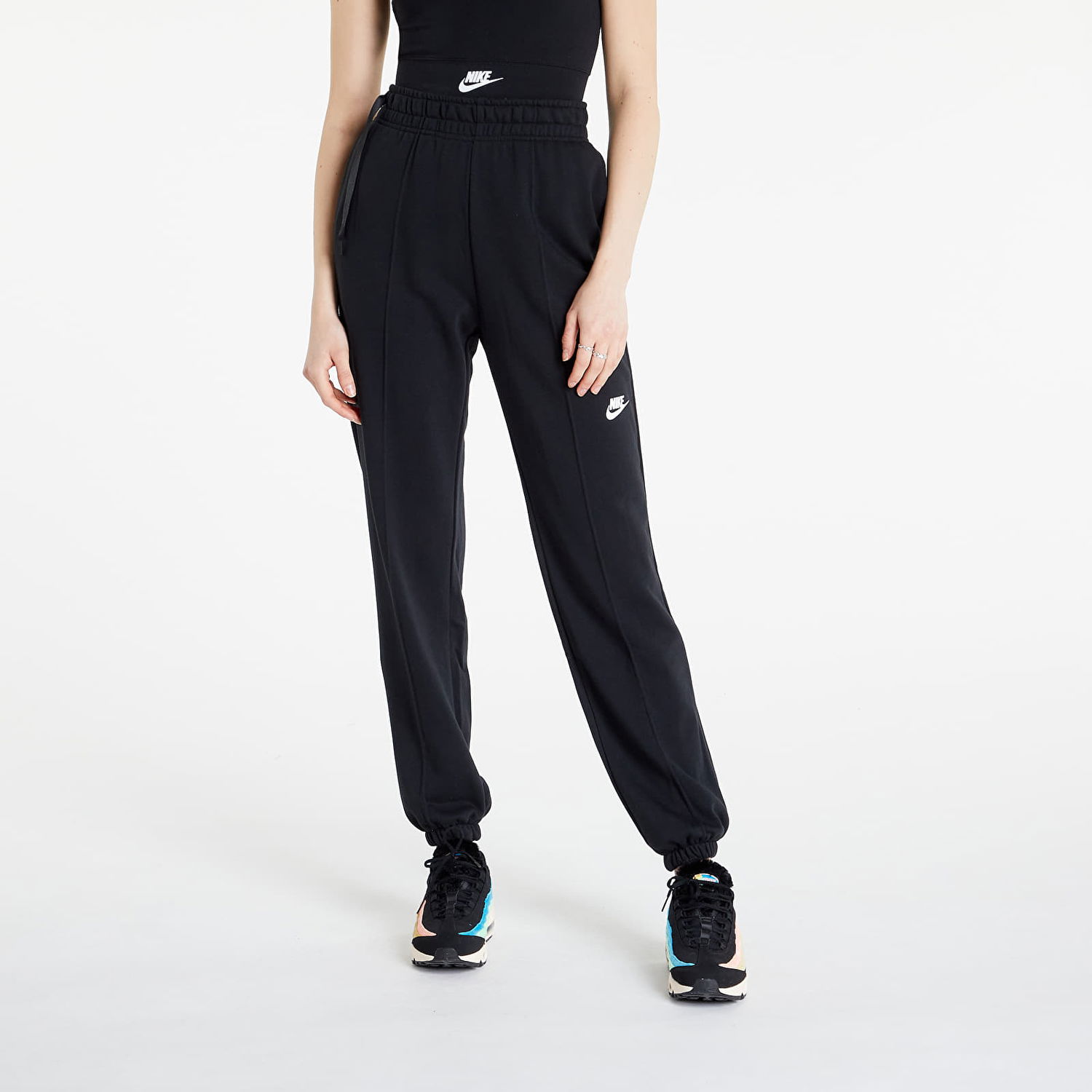 Tepláky Nike Sportswear French Terry Fleece Oversized Pants Dnc Čierna | DV0336-010, 0