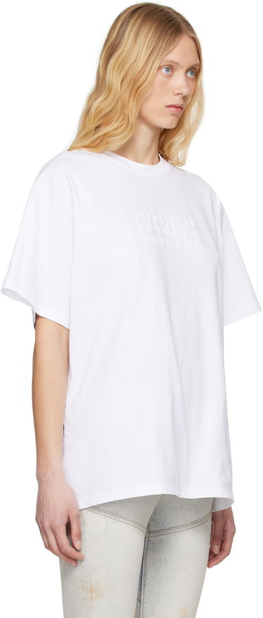 Tričko Maison Margiela MM6 Maison Margiela Basic Jersey T-Shirt Biela | S62GD0202 M20115, 1