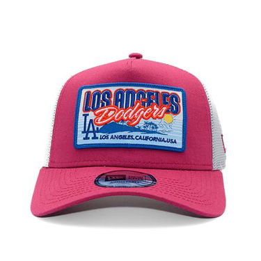 Šiltovka New Era LA Dodgers MLB Patch 9FORTY Trucker Cap One Size (56-59 cm) Ružová | 60595249, 1