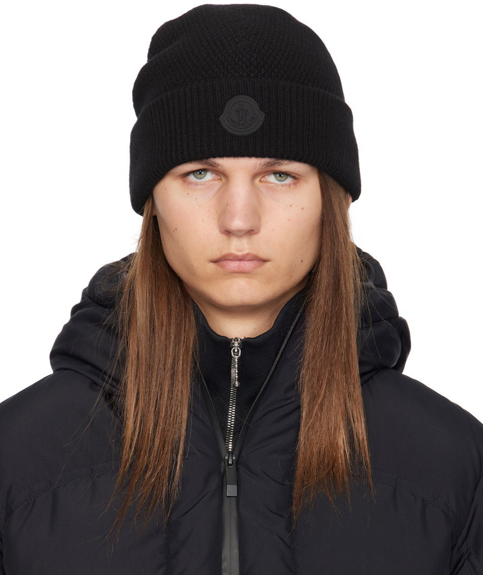 Kulicha Moncler Black MB Wool Beanie Čierna | J20913B00038M1242, 0