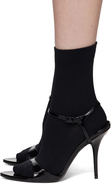 Ponožky Balenciaga Balenciaga Avenue Sock 110 Heeled Sandals Čierna | 810517 W12H2, 2